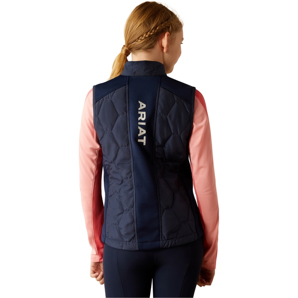 2025 Ariat Junior Fusion Isolierte Weste 10055171 - Navyt